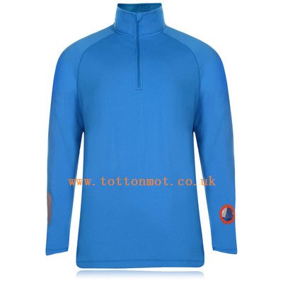 Canterbury Mercury First Layer Half-Zip Long Sleeve Running Blue Men's Lightweight Running Breathable