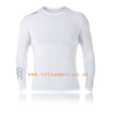 Canterbury Mercury Tcr Control Long Sleeve Ss15 White Men's Lightweight Running Breathable